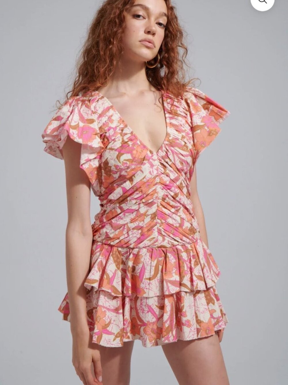 NWT - Love The Label - Minette Dress - Priya Pink Print - Small - Retails: $375